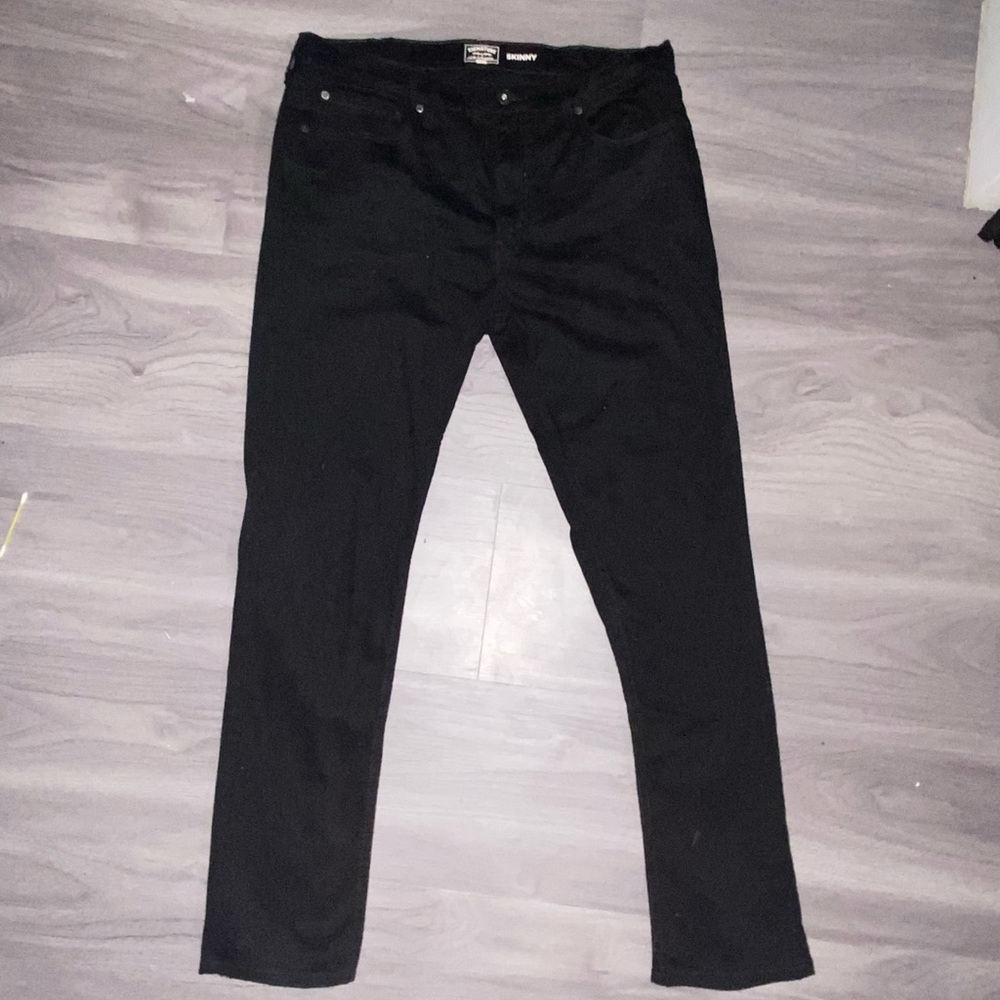 Signature by Levi Strauss Mens Black Skinny Jeans